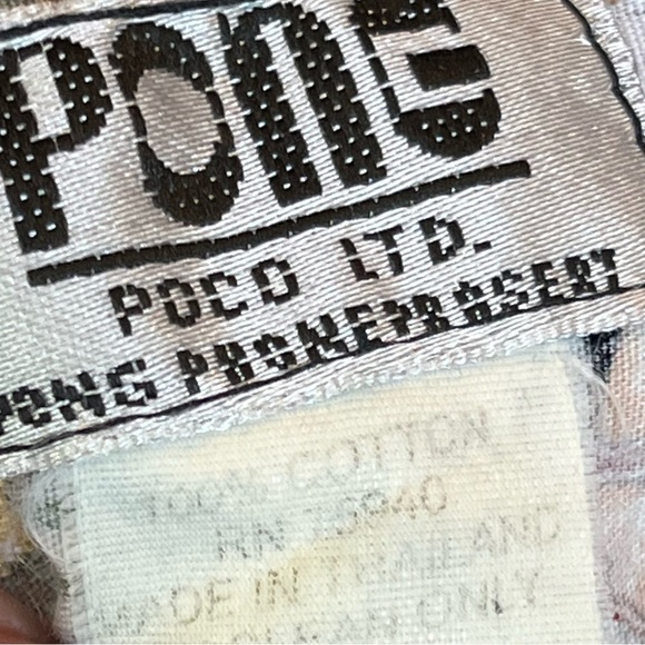 PONG Poco Ltd Popover Blouse Black Paisley Floral Embroidery Boho Size XS - Picture 9 of 11